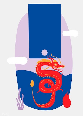Chinese dragon zodiac sign | Free stock vector - 591979