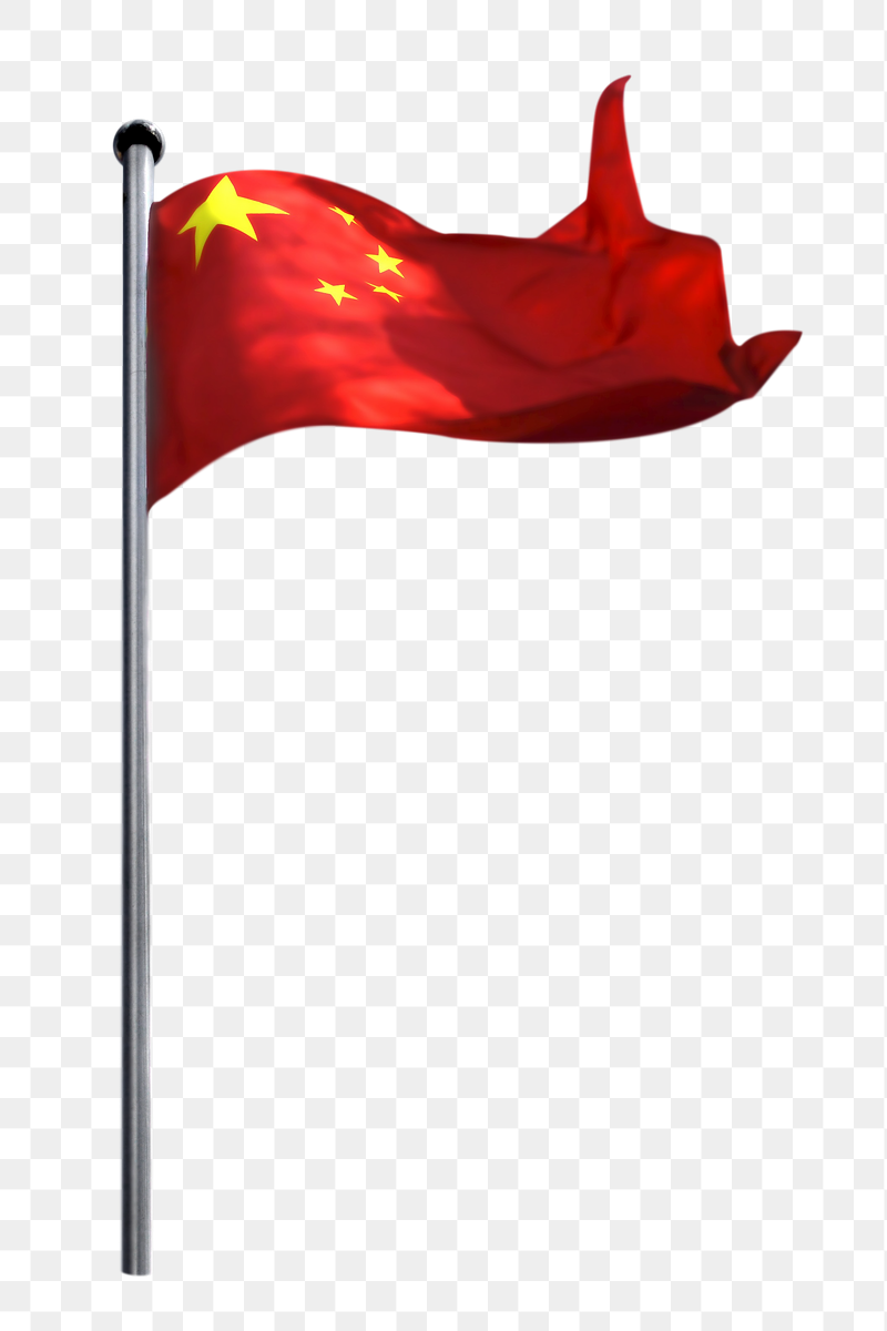 Chinese flag png sticker, transparent | Free PNG - rawpixel