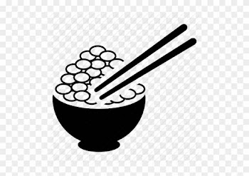 Chinese Food Clipart Rice Bowl - Food Chinese Icon