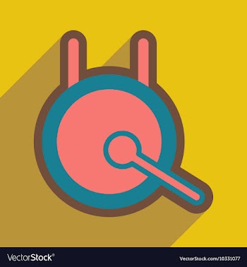 Chinese gong vector image