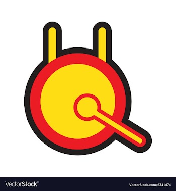 Chinese gong vector image