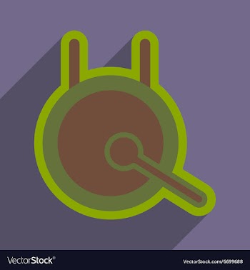 Chinese gong vector image
