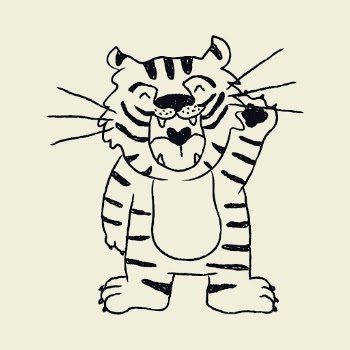 Chinese horoscope tiger doodle sticker, | Free PSD Illustration - rawpixel