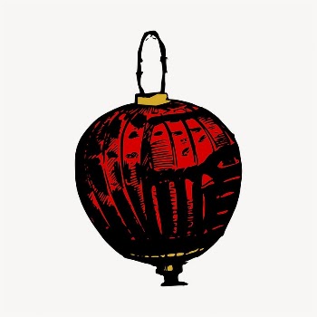 Chinese lantern illustration clipart vector. | Free Vector - rawpixel