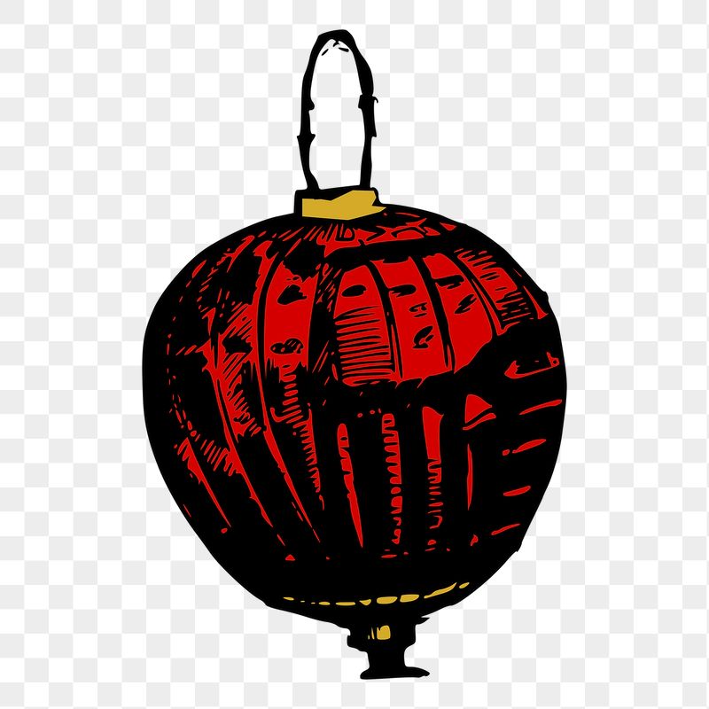 Chinese lantern png sticker illustration, | Free PNG - rawpixel