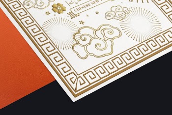 Chinese letterhead mockup, Lunar New | Free PSD Mockup - rawpixel
