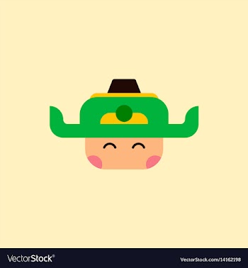 Chinese man of chinese new vector image
