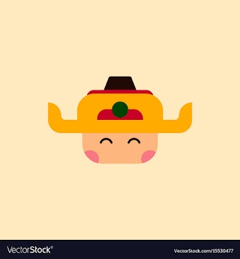 Chinese man of chinese new vector image