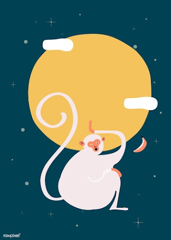 Chinese monkey zodiac sign | Free stock vector - 591989