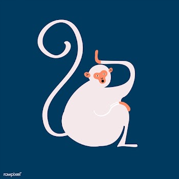 Chinese monkey zodiac sign | Free stock vector - 591993