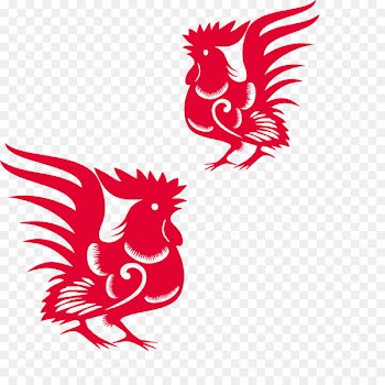 Chinese New Year 2017 Holiday - Paper-cut cock 