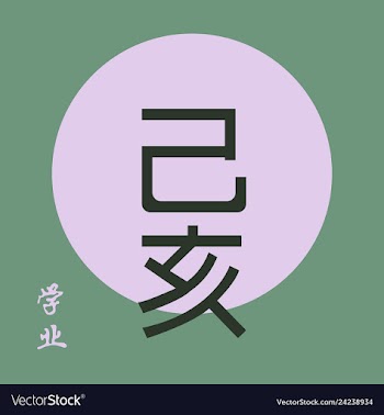 Chinese new year 2017 - rooster calligraphy vector image