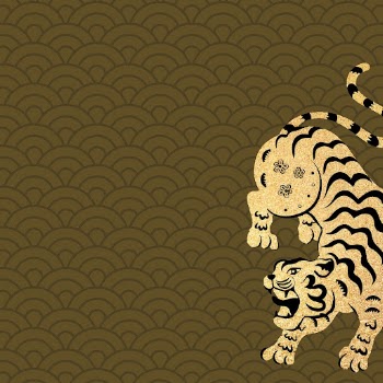 Chinese new year background, tiger | Free PSD - rawpixel