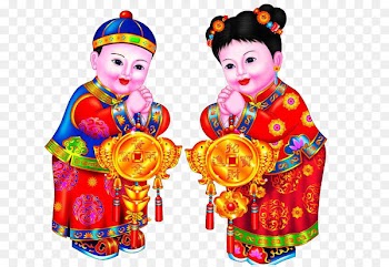 Chinese New Year Child Fat choy Man Antithetical couplet - Kung Hei Fat Choy Chinese New Year 