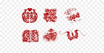 Chinese New Year Chinese paper cutting Papercutting Vector graphics Illustration - empty 