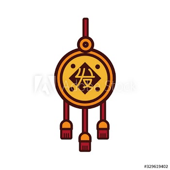 Chinese new year decoration hanging