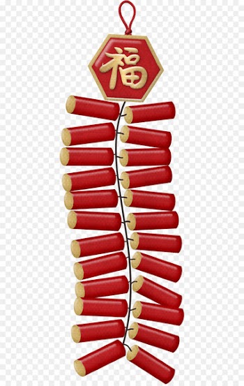 Chinese New Year Firecracker Chinese calendar Clip art - Chinese New Year 