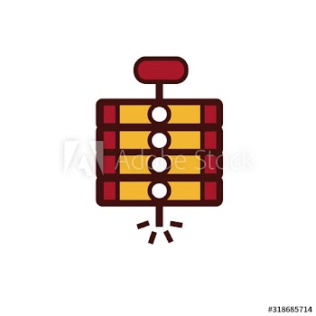 Chinese new year fireworks icon