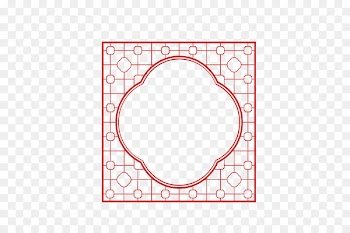 Chinese New Year Image Portable Network Graphics Papercutting File format - red checkered border 