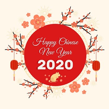Chinese new year in flat design Free Vector