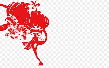 Chinese New Year Lantern Festival Papercutting - associates vector 
