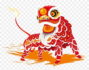 Chinese New Year Lion Dance Dragon Dance - Lion Dance Vector Png