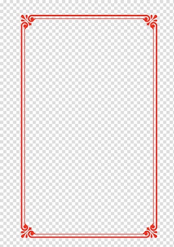 Chinese New Year Lunar New Year, Chinese New Year Happy New Year Border, red frame transparent background PNG clipart
