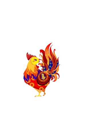 Chinese New Year Microsoft Word Poster, Color hi word chicken festival elements Free buckle material transparent background PNG clipart
