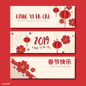 Chinese new year mockup collection | Free stock vector - 555241