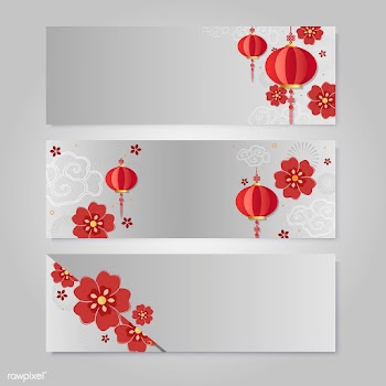 Chinese new year mockup collection | Free stock vector - 555267
