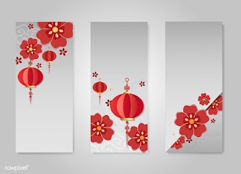 Chinese new year mockup collection | Free stock vector - 555274