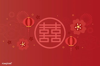 Chinese new year mockup illustration | Free stock vector - 555197