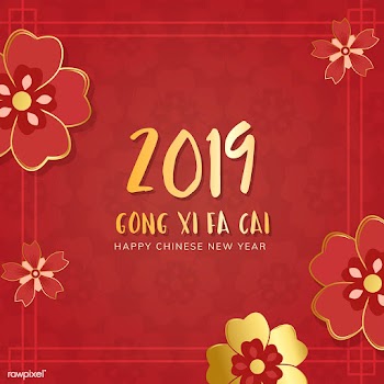 Chinese new year mockup illustration | Free stock vector - 555200