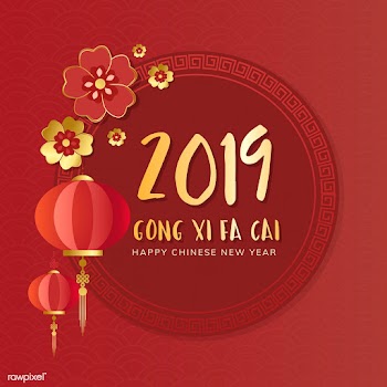 Chinese new year mockup illustration | Free stock vector - 555211