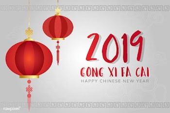 Chinese new year mockup illustration | Free stock vector - 555212