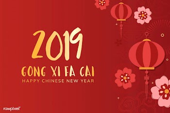 Chinese new year mockup illustration | Free stock vector - 555229