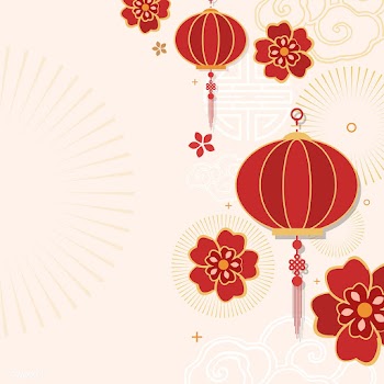 Chinese new year mockup illustration | Free stock vector - 555231