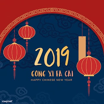 Chinese new year mockup illustration | Free stock vector - 555254