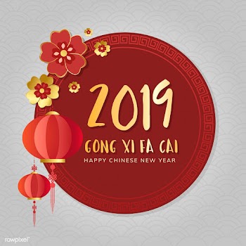 Chinese new year mockup illustration | Free stock vector - 555255