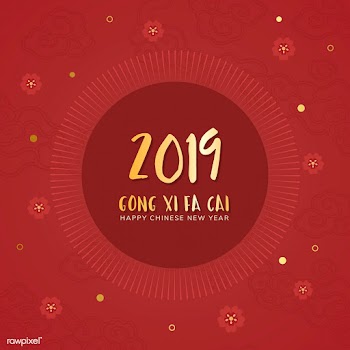 Chinese new year mockup illustration | Free stock vector - 555259