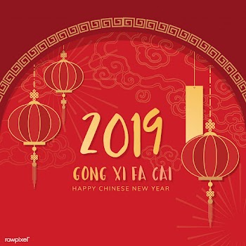 Chinese new year mockup illustration | Free stock vector - 555262