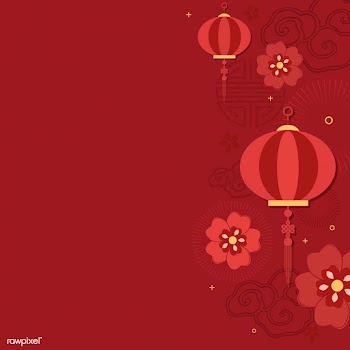 Chinese new year mockup illustration | Free stock vector - 555263