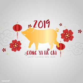 Chinese new year mockup illustration | Free stock vector - 555265