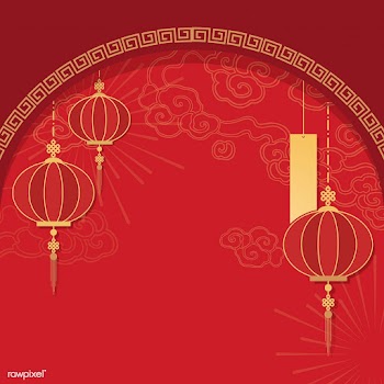 Chinese new year mockup illustration | Free stock vector - 555272