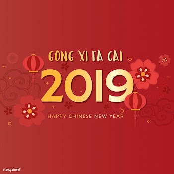 Chinese new year mockup illustration | Free stock vector - 555275