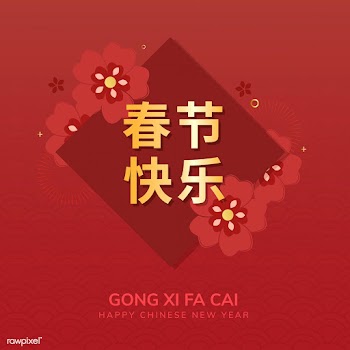Chinese new year mockup illustration | Free stock vector - 555279