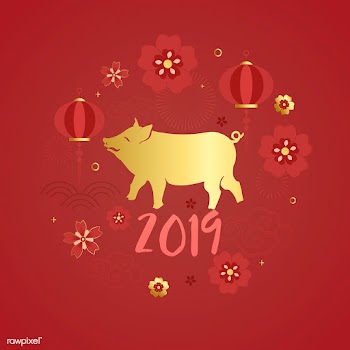 Chinese new year mockup illustration | Free stock vector - 555284