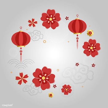 Chinese new year mockup illustration | Free stock vector - 555290