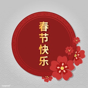 Chinese new year mockup illustration | Free stock vector - 555291