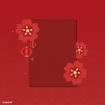 Chinese new year mockup illustration | Free stock vector - 555293